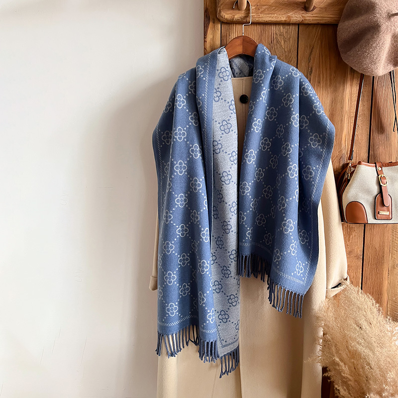 Marken-Jacquard-Design, zweise – Woven Scarf Blanket Bewertung und Preis
